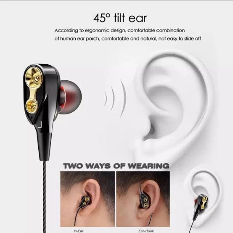 Headset B-11 Purebass Handsfree Double Sound Headset Universal — 5