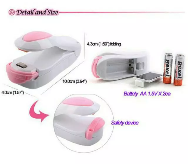 Sealer For Plastic / Hand Sealer Mini / Plastik Sealer Makanan — 5