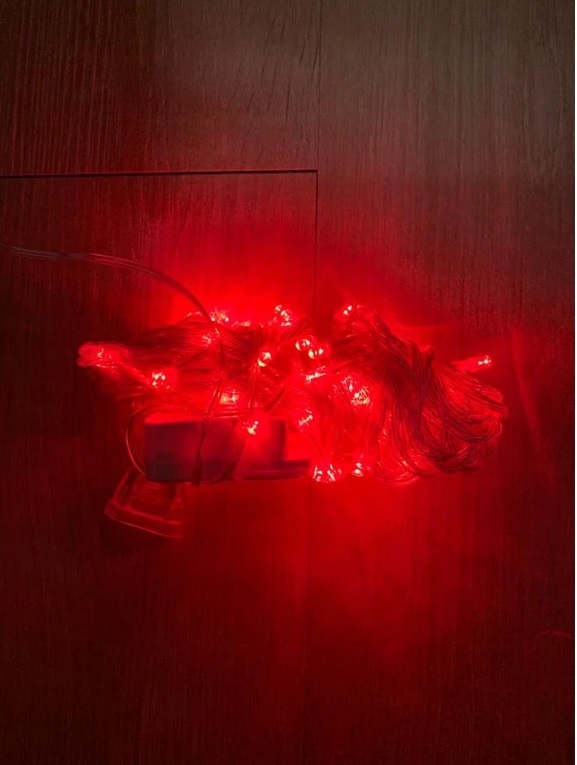 Lampu Tumbler LED Hias Pohon Natal Model Bintang 8 Meter Warna Warni — 8