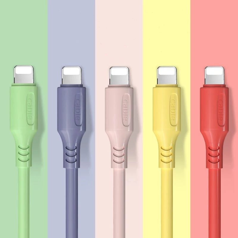 Kabel Data Charger Macaron Efisien Micro USB & Type C Fast Charging — 8