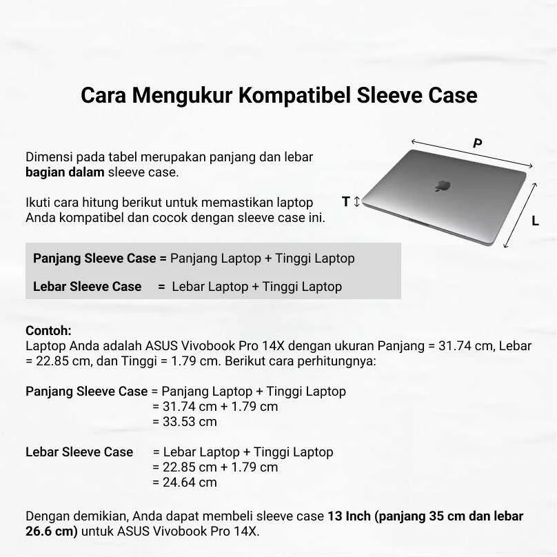 Sarung Cover Pelindung Laptop Sleeve Case Tablet Variasi Ukuran — 4