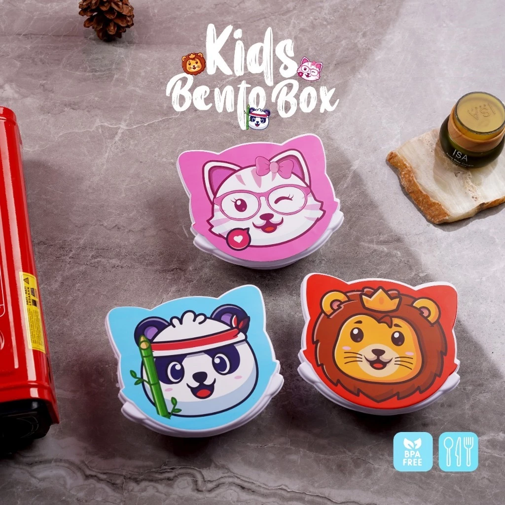 Lunch Box Kotak Makan Bento Anak Mini Lucu Souvenir Ulang Tahun — 6