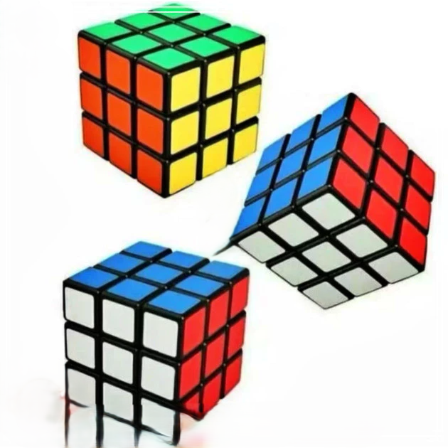 Mainan Edukasi Anak Play Dadu Cubes Cube 3x3 Puzzle — 6