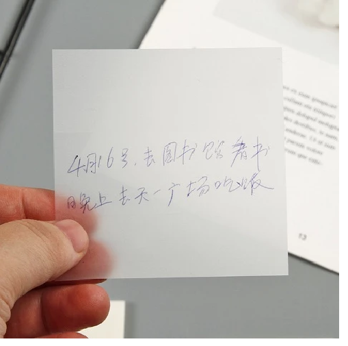 Sticky Note Transparan Kertas Memo Kantor Sekolah Lucu Aesthetic — 5