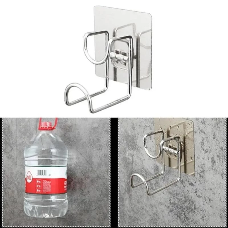 Gantungan Baskom Ember Dapur Tempel Dinding Hook Stainless Steel — 2