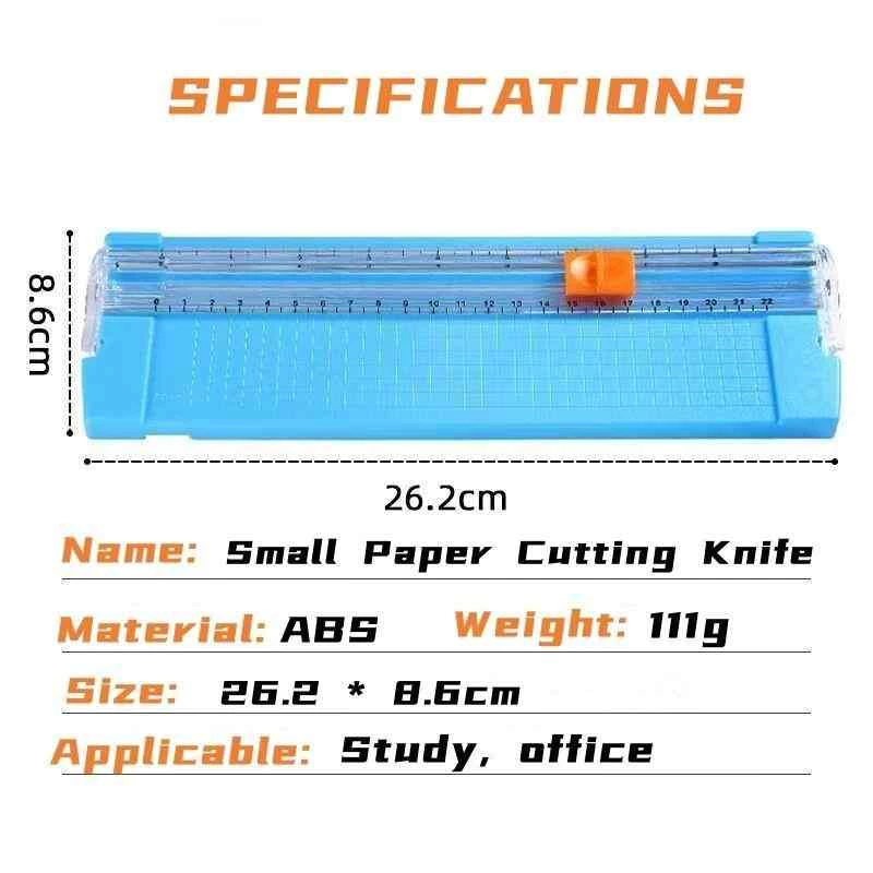 Pemotong Kertas A4 Mini Portable Matras Potong Pisau Cadangan — 5