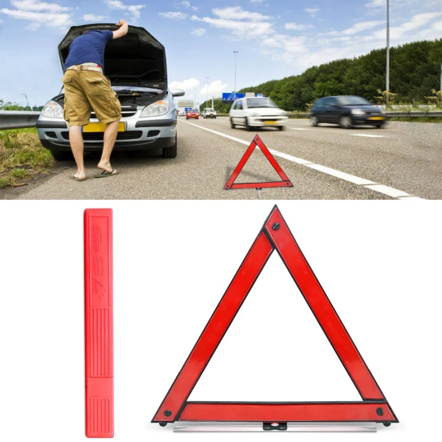 Segitiga Pengaman Lipat Darurat Reflektor Mobil Emergency Triangle — 5