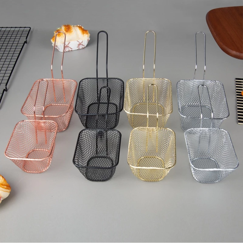 Keranjang Holder Kentang Goreng Mini Stainless Steel Hemat Minyak — 5