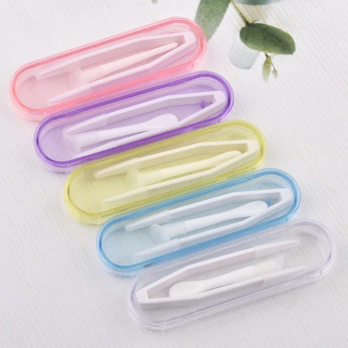 Jepitan Softlens Soflen Soflens Lembut dengan Box / Alat Bantu Pasang — 7