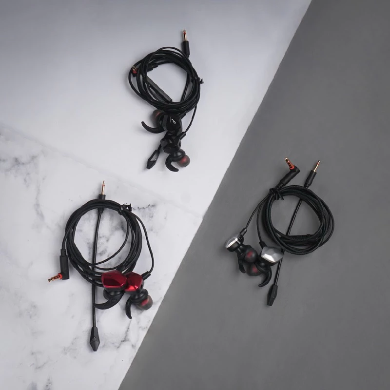 Headset Earphone Kabel Headphone Gaming Detachable Mic — 3