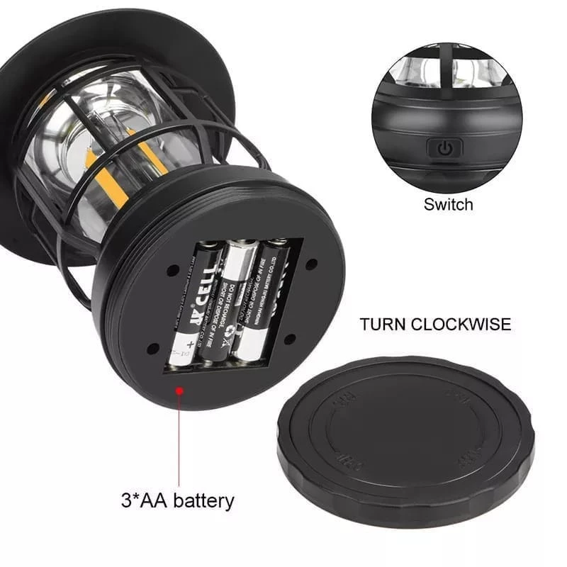 Lampu Camping Darurat Emergency Lamp Batrai Pilar Outdoor Hemat Energi — 6