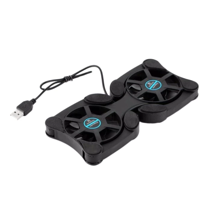 Kipas Laptop Lipat Ace Cooling Fan Tipe Kepiting 2 LED Gaming Praktis — 4