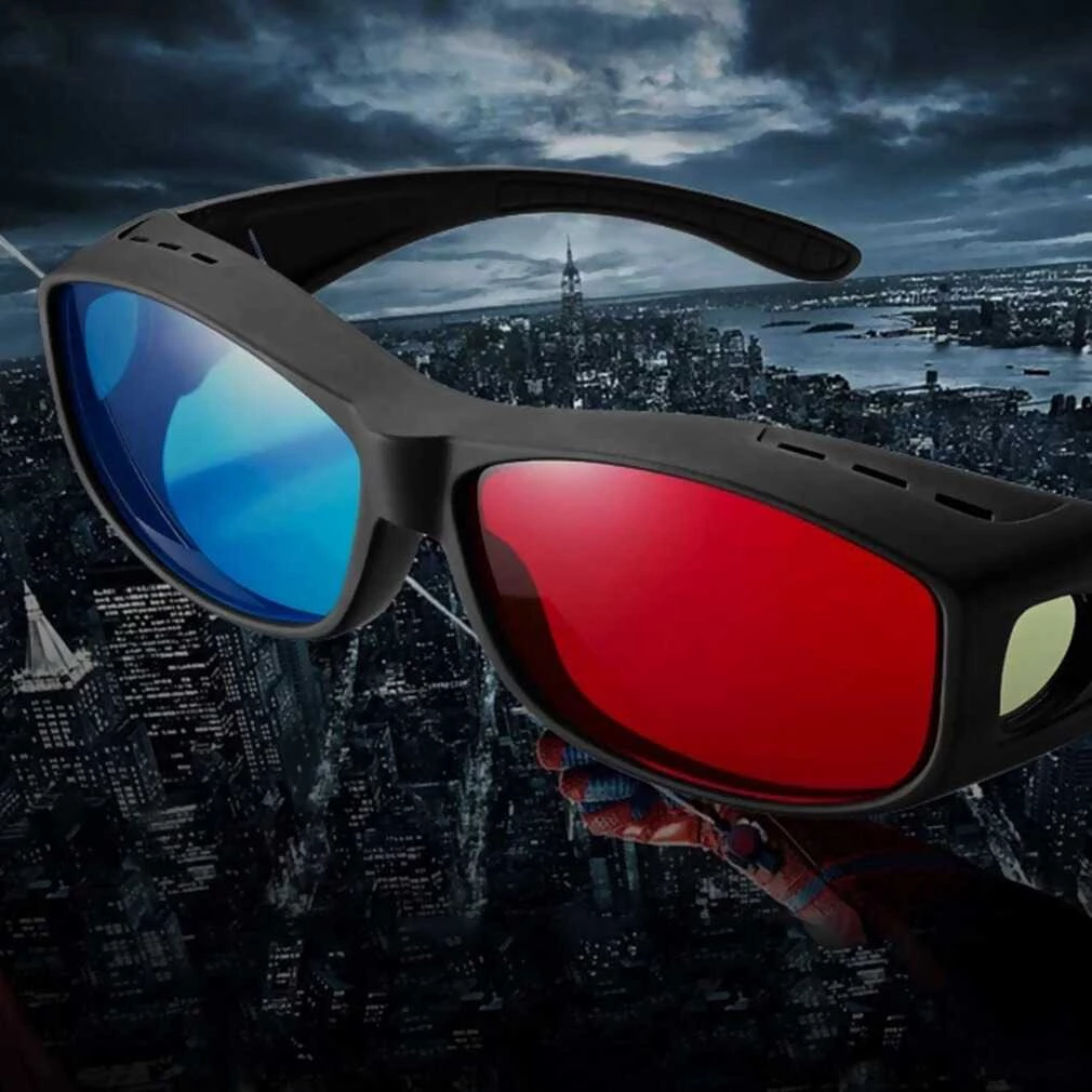 Kacamata 3D Frame Plastik Sensasi Nonton Film 3 Dimensi di Rumah H2 H3 — 9