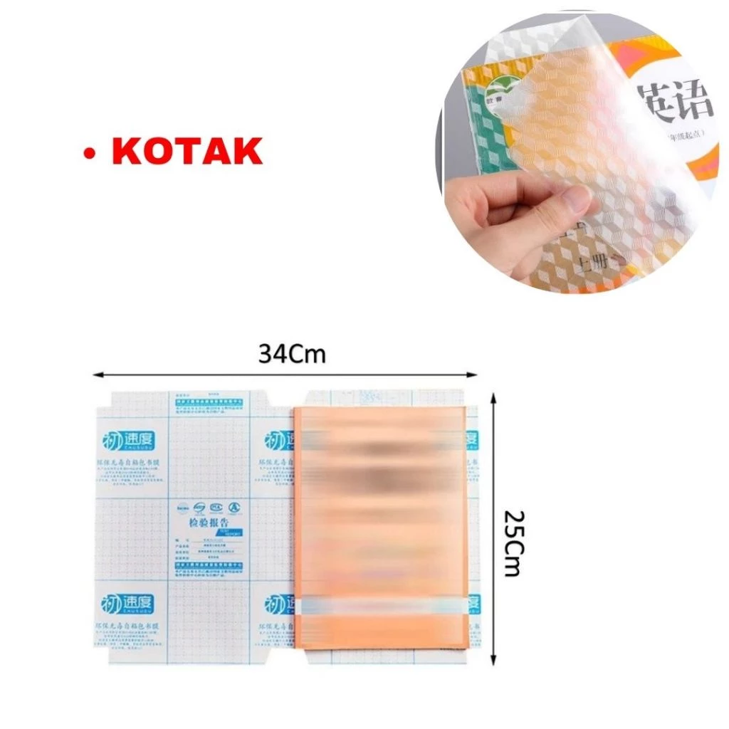 Stiker Sampul Buku Book Cover Desain Lucu Aesthetic Waterproof