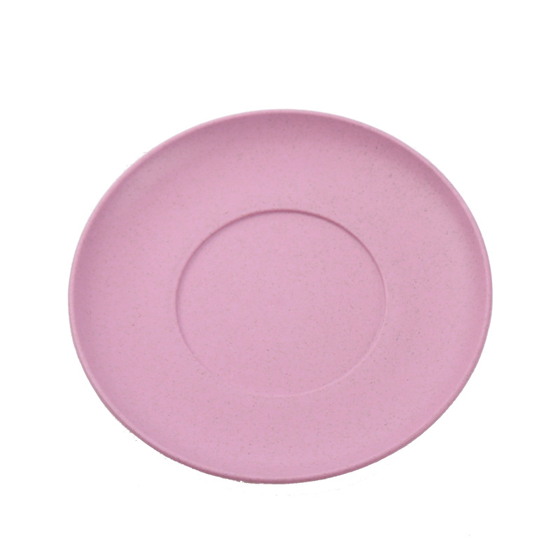 Set Piring Saji Makan Kecil Bahan Jerami Bahan Eco Friendly 15 Cm — 7