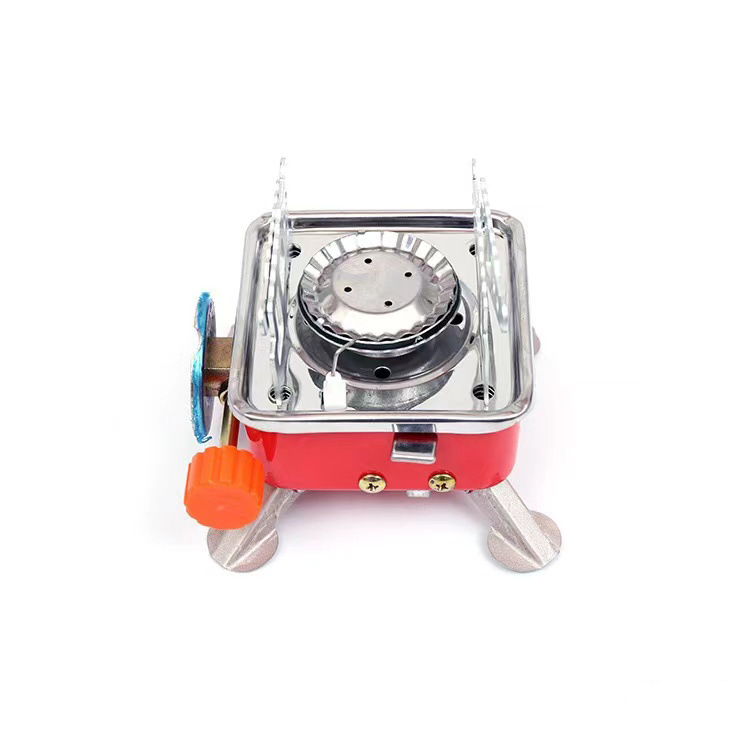 Kompor Camping Mini Portable Gas Stove Bulat Windproof — 10