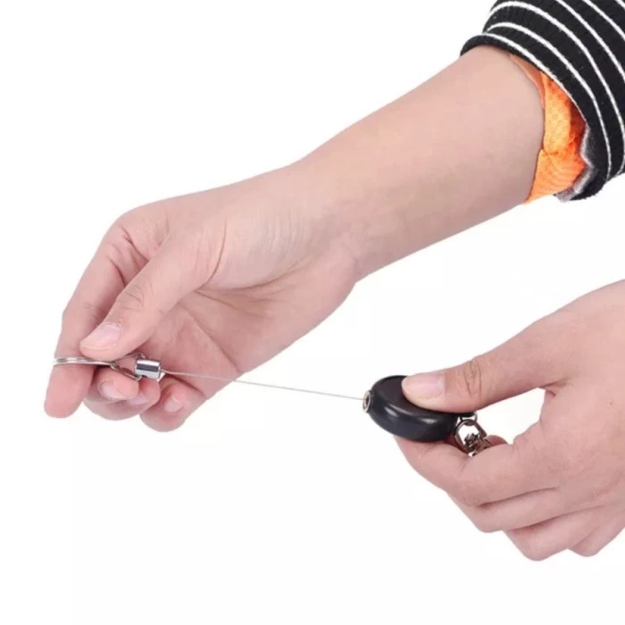 Gantungan Kunci Adjustable Pengait Carabiner Retractable Keychain — 7