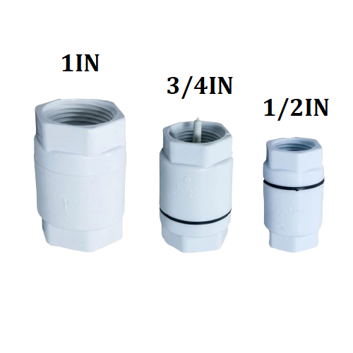 Foot Klep PVC Valve Pencegah Aliran Balik Air Pelindung Pompa — 4