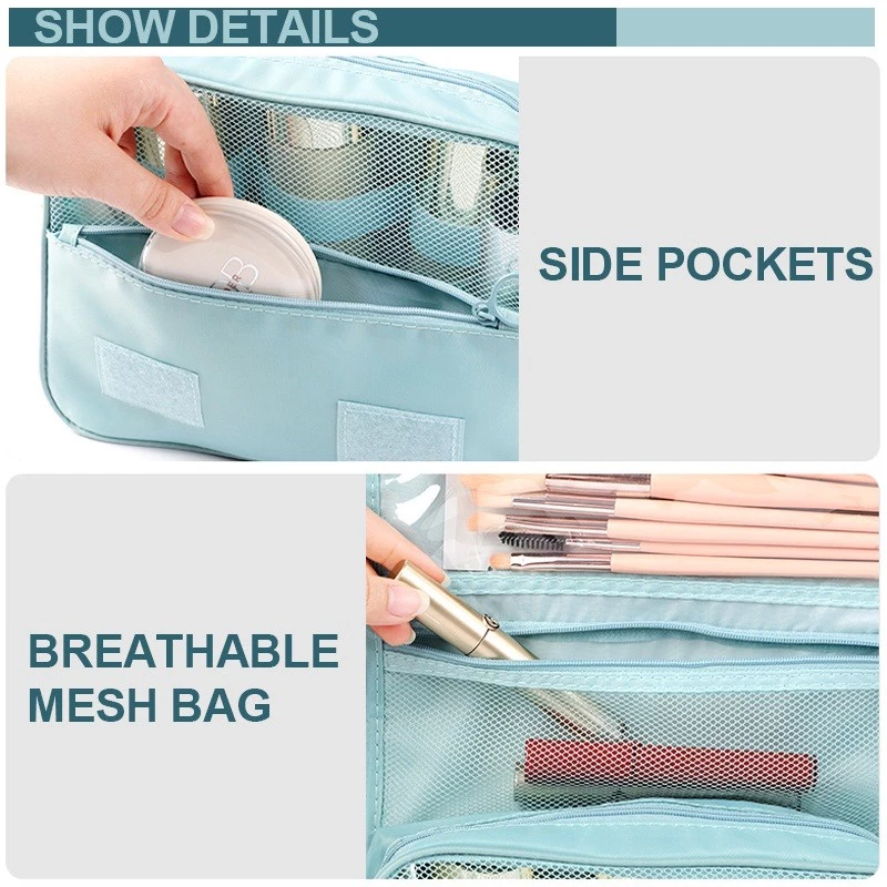 Travel Bag Storage Tas Penyimpanan Multifungsi Banyak Sekat Waterproof — 3