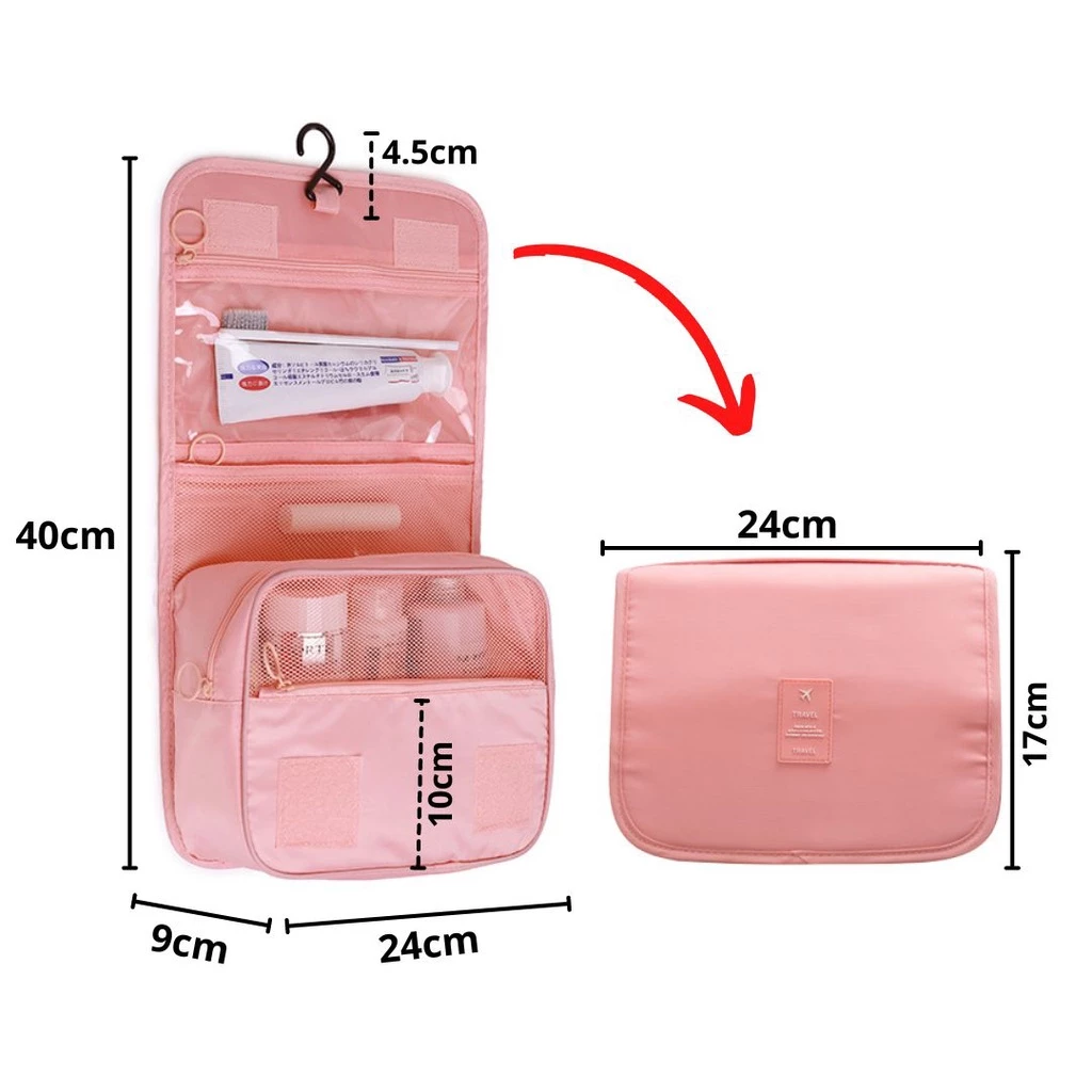Travel Bag Storage Tas Penyimpanan Multifungsi Banyak Sekat Waterproof — 9