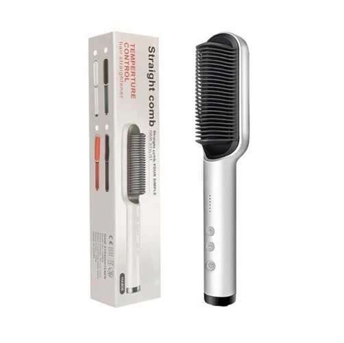 Catok Sisir Pelurus Rambut Hair Straightener Curler 2 in 1 Model SN-901 — 8