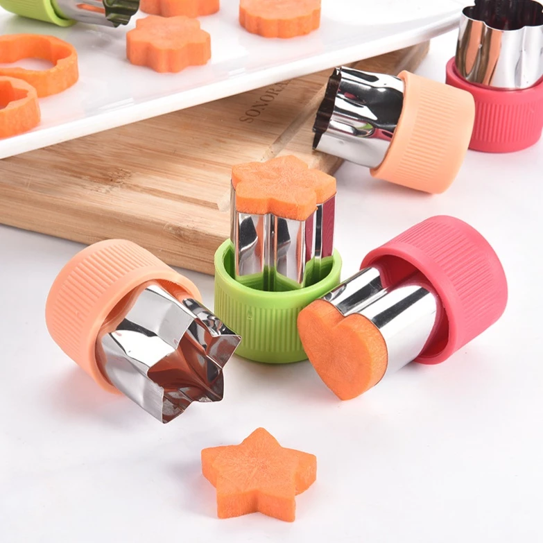 Cetakan Alat Pemotong Sayuran Buah Bekal Bento Anak Sekolah — 9