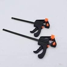 F Clamp Bar Catok Alat Penjepit Press Kayu klem Clip DIY 4 inch — 7