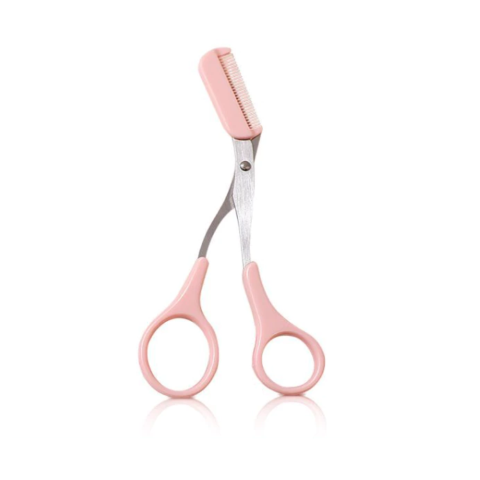 Gunting Alis Mata Perapi Stainless Steel Desain Presisi Sisir Pisau — 4