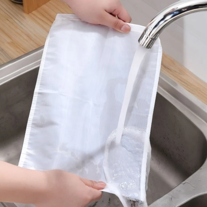 Kain Pouch Nylon Kantung Saringan Filter Susu Kacang kedelai Almond — 6
