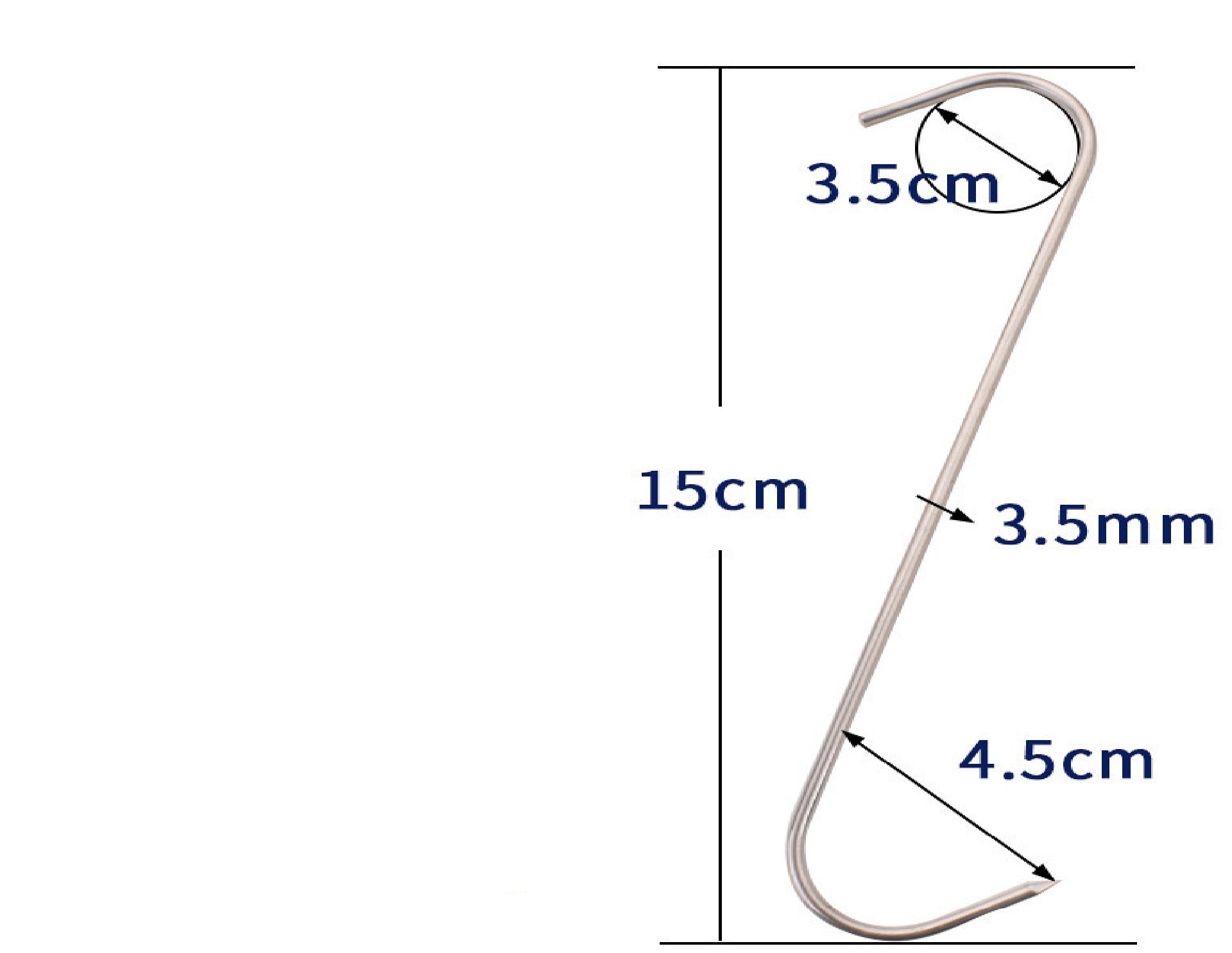 Gantungan Serbaguna Cantolan Hanger Stainless Steel Besi Dapur Lemari — 6