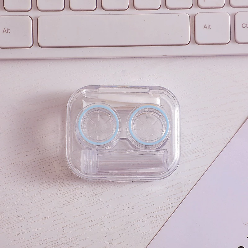 Softlens Case Bening Plastik Tempat Kontak Lensa Mata Tabung Penjepit — 6