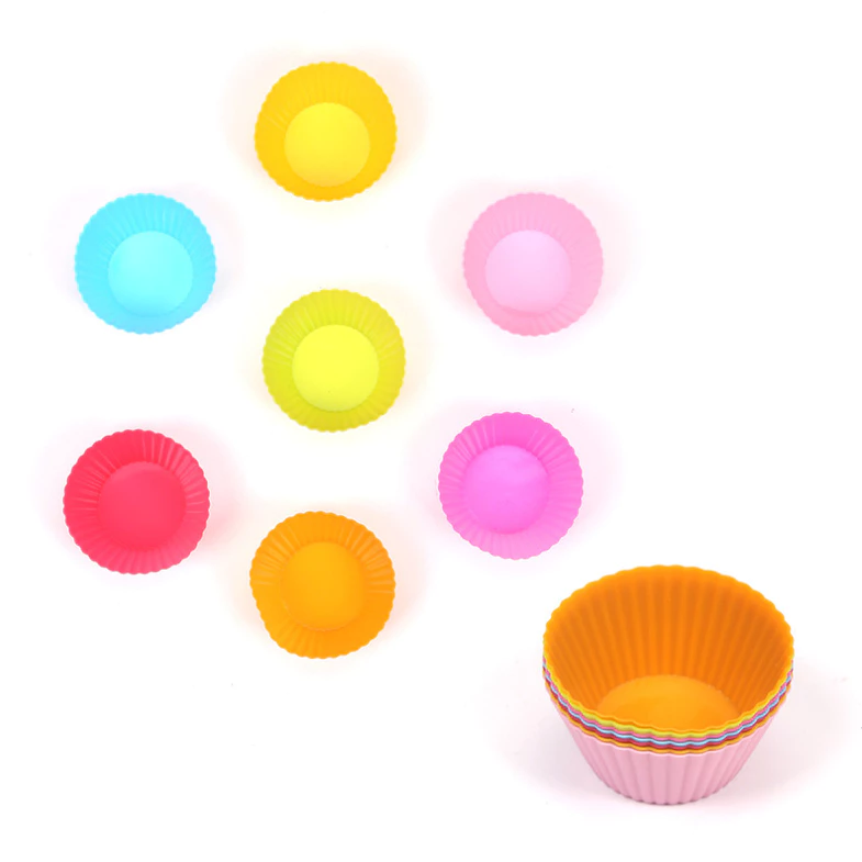 Cetakan Kue Silikon Food Grade Praktis Bekal Bento Anak Cupcake dan Muffin — 10