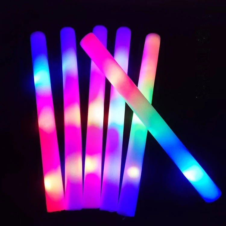 Tongkat Lightstick Foam LED Supporter Konser Festival Glow Busa Spon — 10