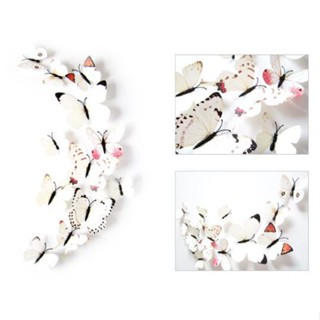 Stiker Dinding Kupu Kupu Wall Sticker Butterfly 3D Dekorasi PVC tape