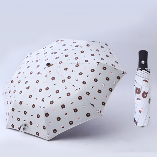 Payung Lipat Motif Beruang Lucu Folding Umbrella Bear Hujan dan Panas — 2