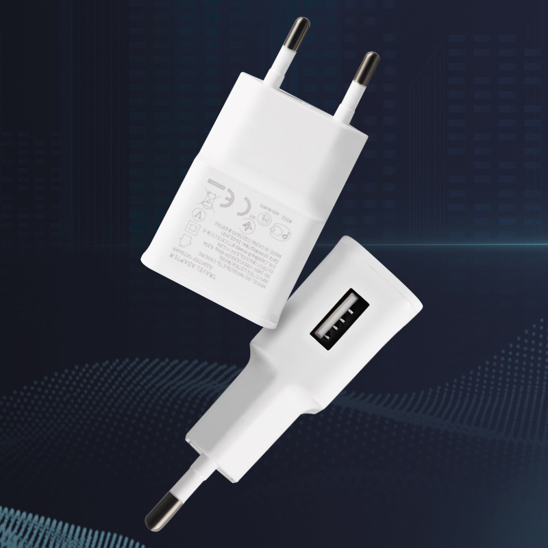 Adaptor Charger Single USB 2A LED Travel Kepala Casan Hp Praktis — 5