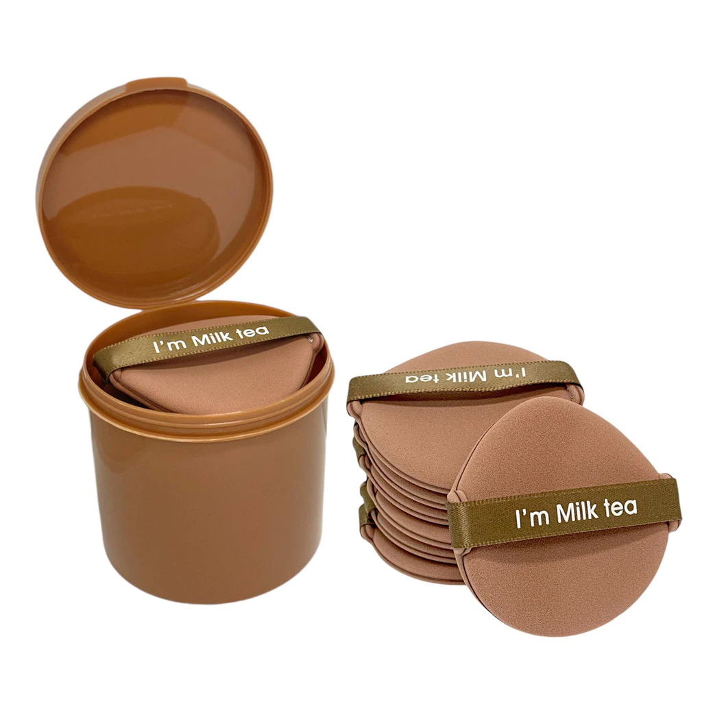 Sponge Spons Make Up 7 Pcs Lembut Packaging Toples Praktis Lebih Aman — 9