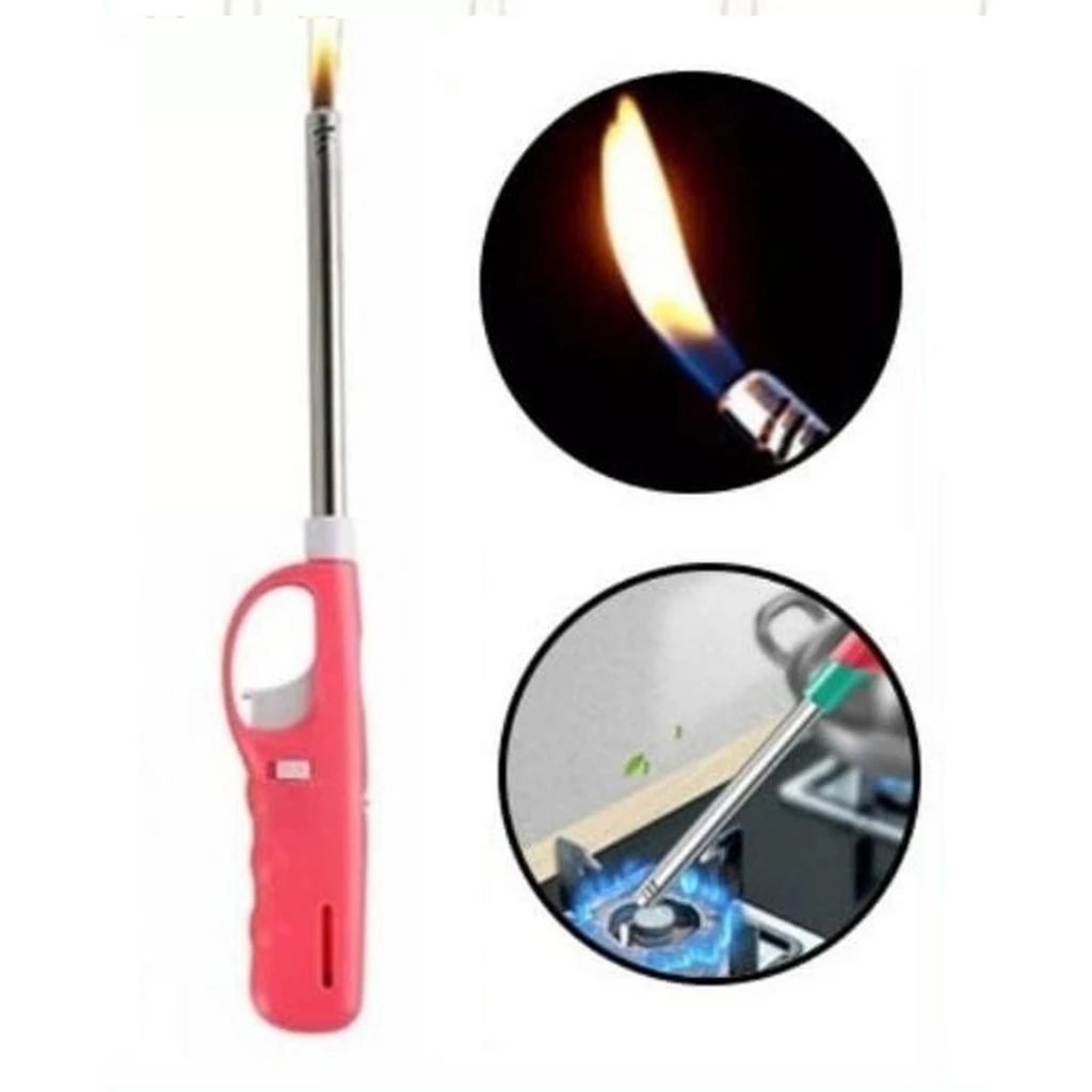 Korek Api Elektrik Lighter Usb Rechargeable Windproof Pulse — 5