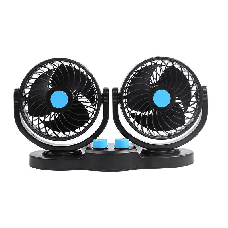 Kipas Pendingin Mobil V-303 / V-304 Car Cooling Double Headed Fan 360 — 10