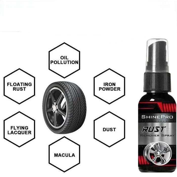 Spray Pembersih Anti Karat Rust Remover pada Mobil 30ml — 7