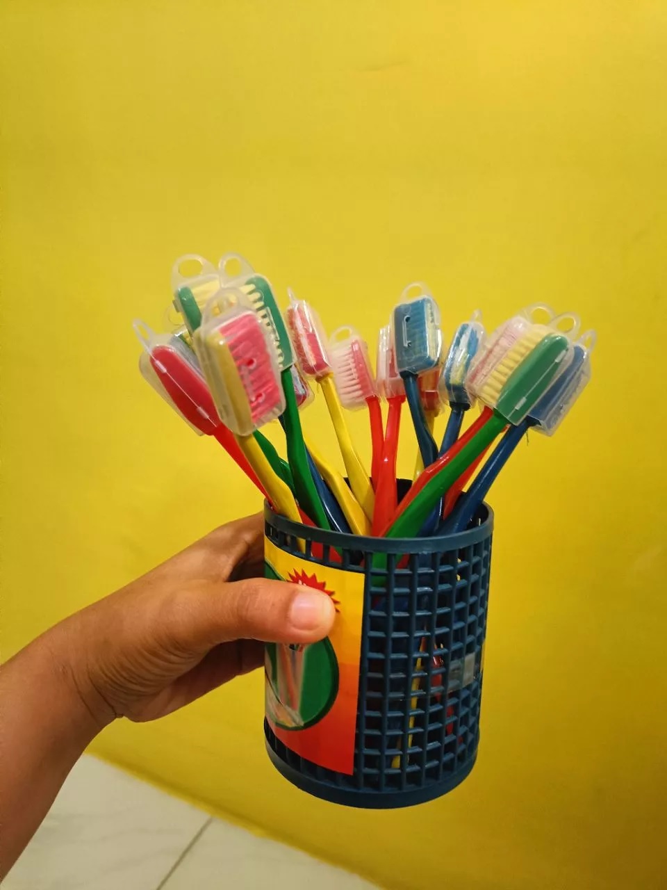 Set Keranjang Sikat Gigi Isi 18 Pcs Dental Brush Package — 4