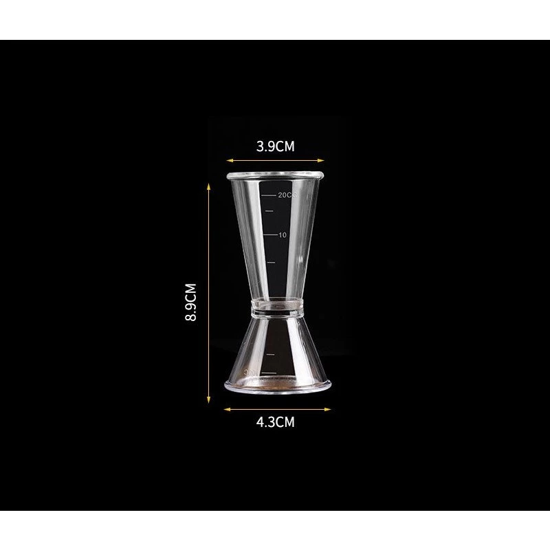 Gelas Ukur Takar Acrylic Jigger Measuring Cup Transparan — 7