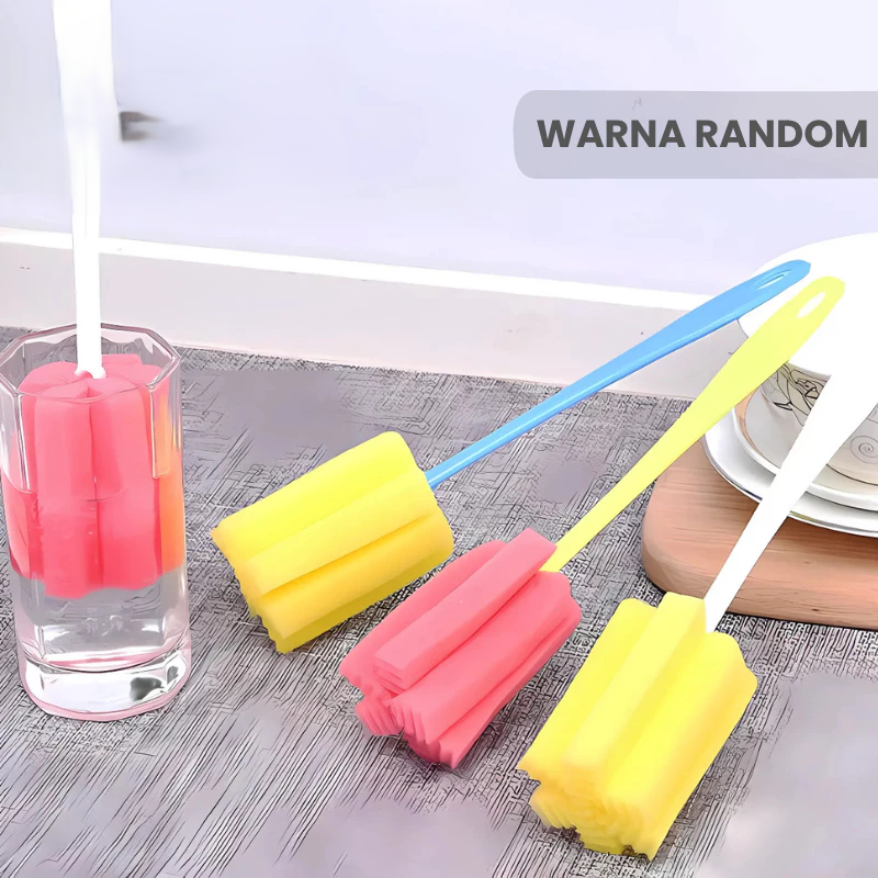 Spons Cuci Botol Minum / Sikat Pembersih Botol — 4