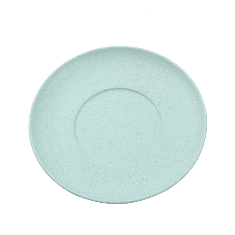 Set Piring Saji Makan Kecil Bahan Jerami Bahan Eco Friendly 15 Cm — 8