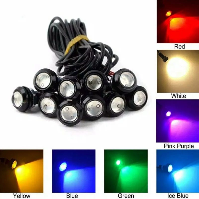 Lampu Sorot LED 23 mm Eagle Eye Baut Mata Elang Mirror Flash Light — 2