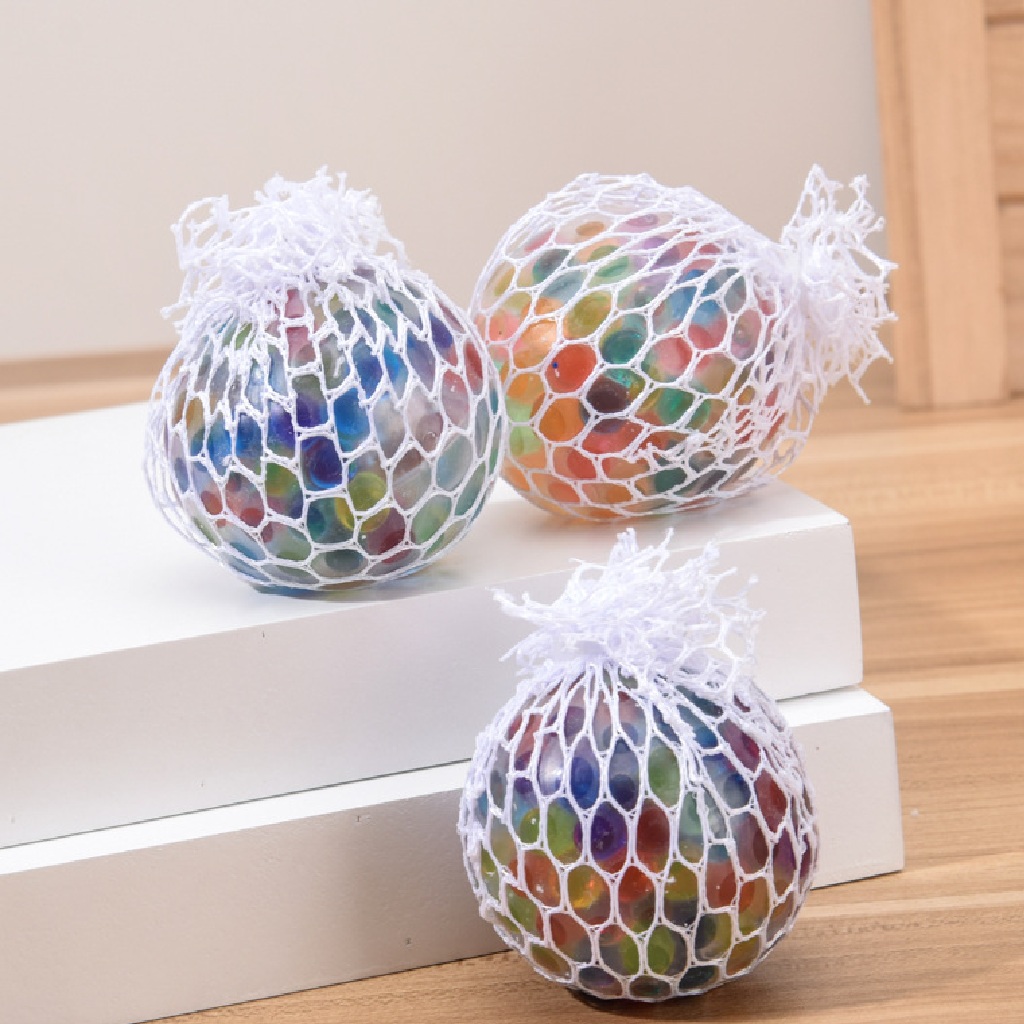Squishy Rainbow  Bola Multi Color Bola Jelly Anti Stress Anggur — 4