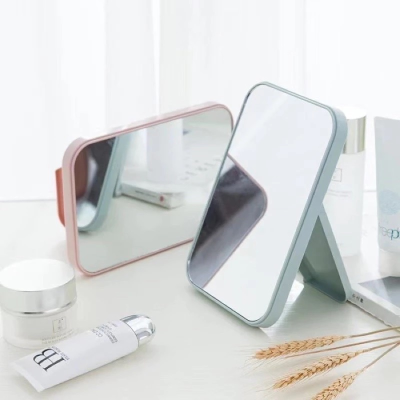 Cermin Make Up Lipat Persegi Kaca Rias Portable Praktis — 10