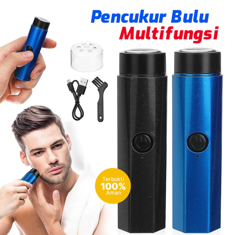 Alat Cukur Elektrik Mini Portable Rechargeable Cukur Bulu Serbaguna — 7