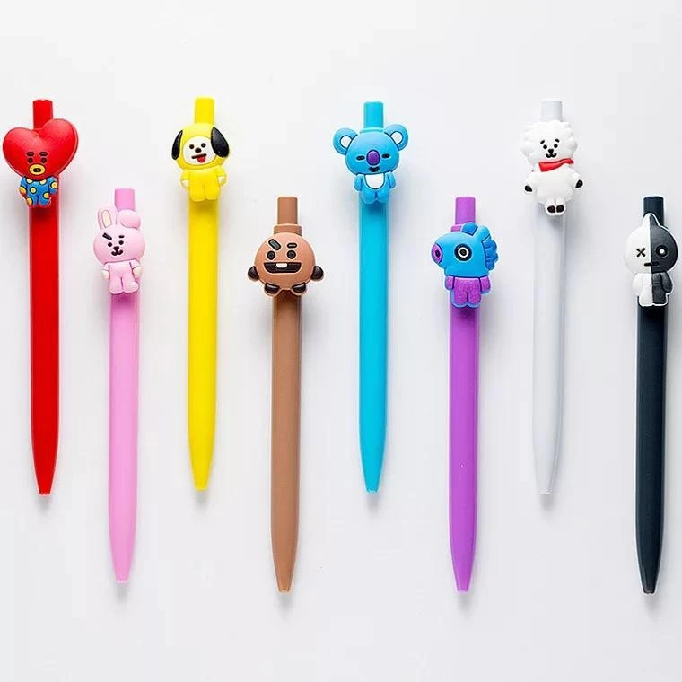 Pulpen Karakter Cartoon Lucu Bt21 Bts Bangtan Boys Army Kpop — 2