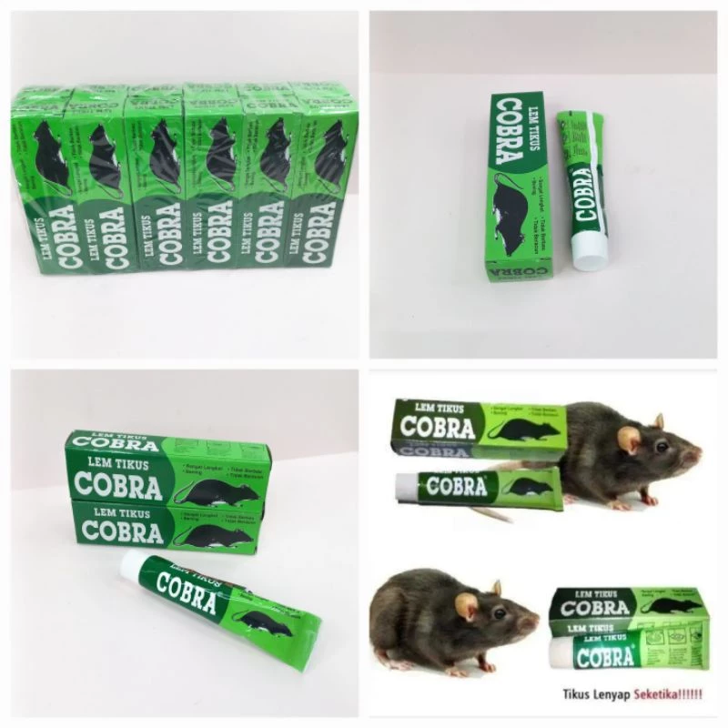 Lem Tikus Cobra Perangkap Model Tube 70gr Mudah Efektif — 5